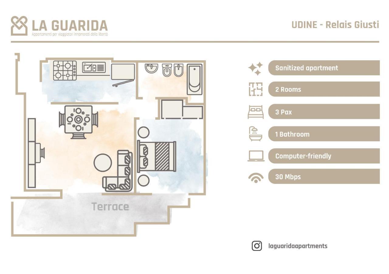 Relais Giusti 2 - La Guarida Appartement Udine Buitenkant foto